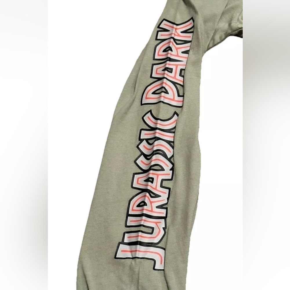 Jurassic Park Universal Studios Long Sleeve Hooded Shirt T-Rex Boy XL New w Tags - Picture 3 of 3